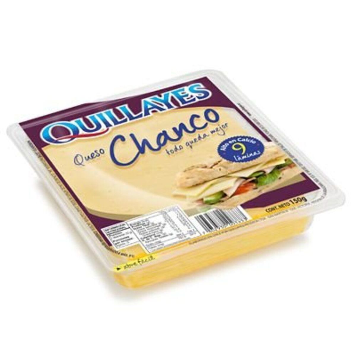 QUILLAYES - Queso Chanco Laminado