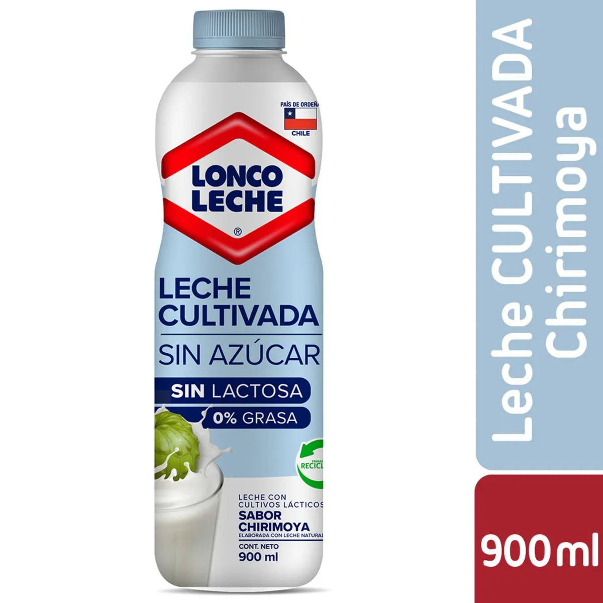 LONCOLECHE - Leche Cultivada Light Sabor Chirimoya