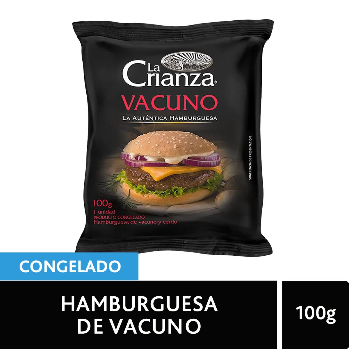 LA CRIANZA - Hamburguesa de Vacuno La Crianza 100 g