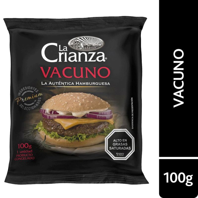 LA CRIANZA - Hamburguesa de Vacuno La Crianza 100 g
