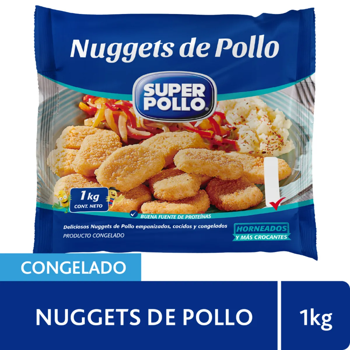 SUPER POLLO - Nuggets de Pollo Congelados Super Pollo 1 Kg