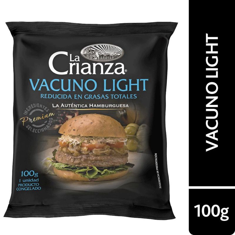 LA CRIANZA - Hamburguesa de Vacuno Light La Crianza 100 g