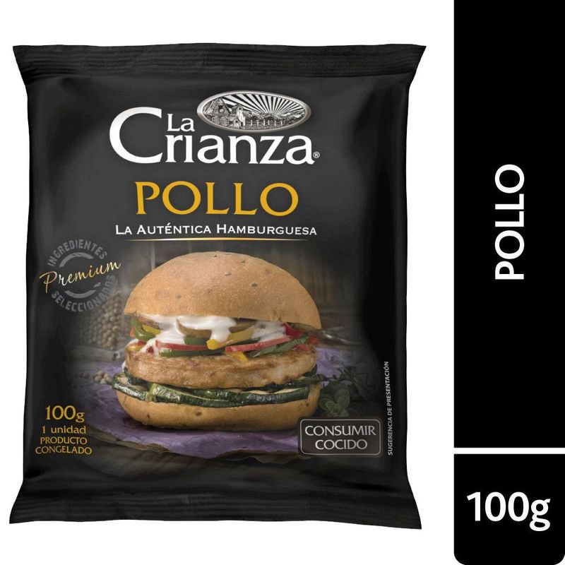 LA CRIANZA - Hamburguesa de Pollo La Crianza 100 g