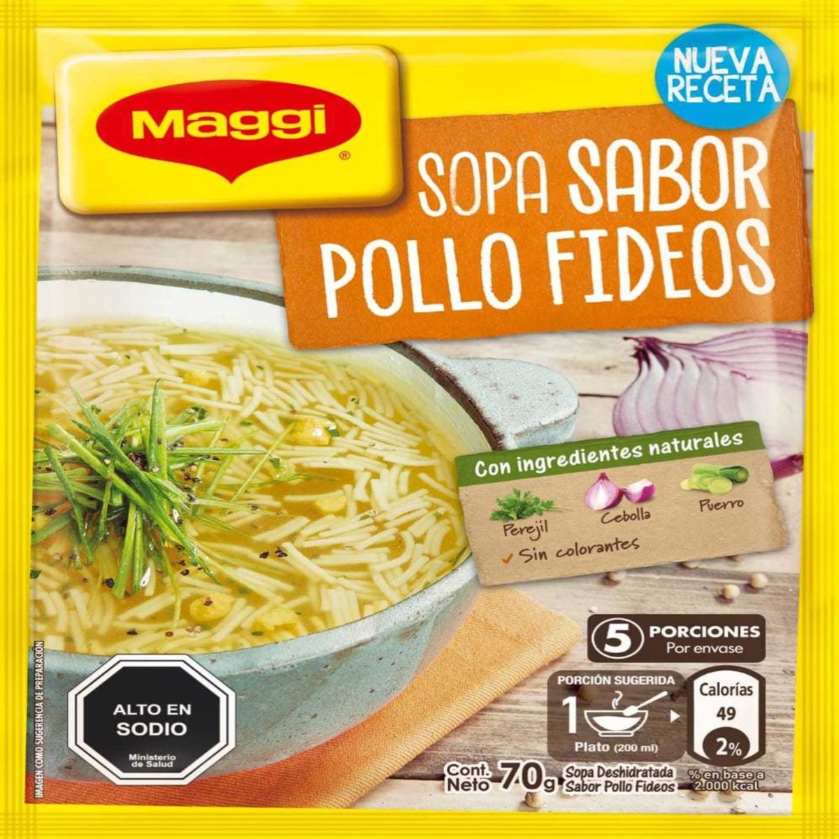 MAGGI - Sopa Sabor Pollo Con Fideos