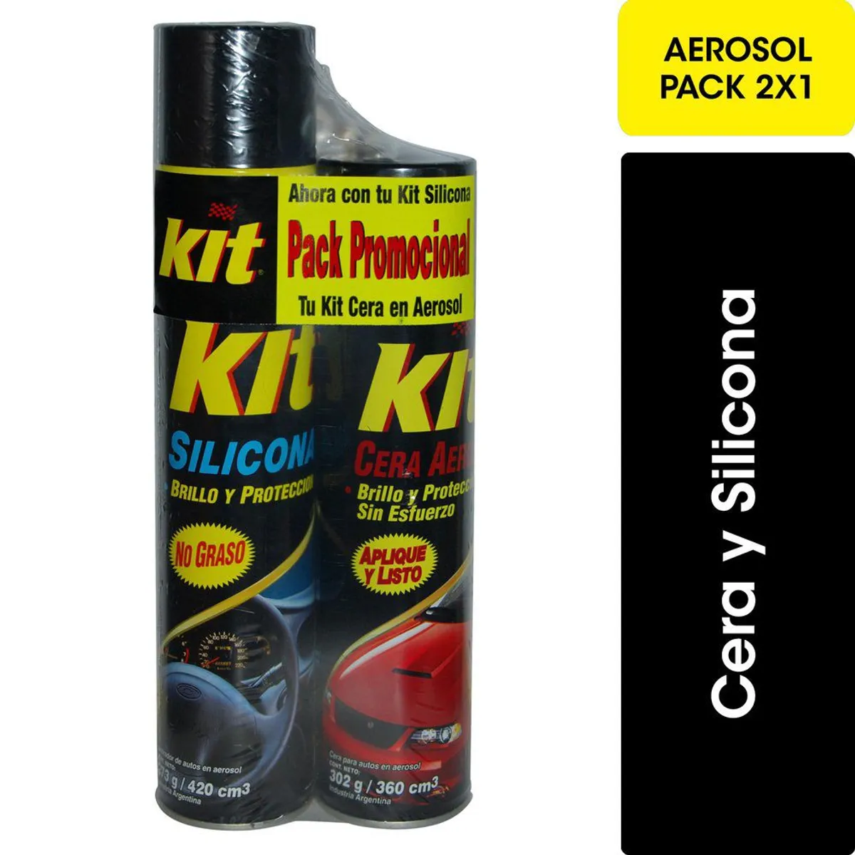 KIT - Kit Silicona + Cera Aerosol