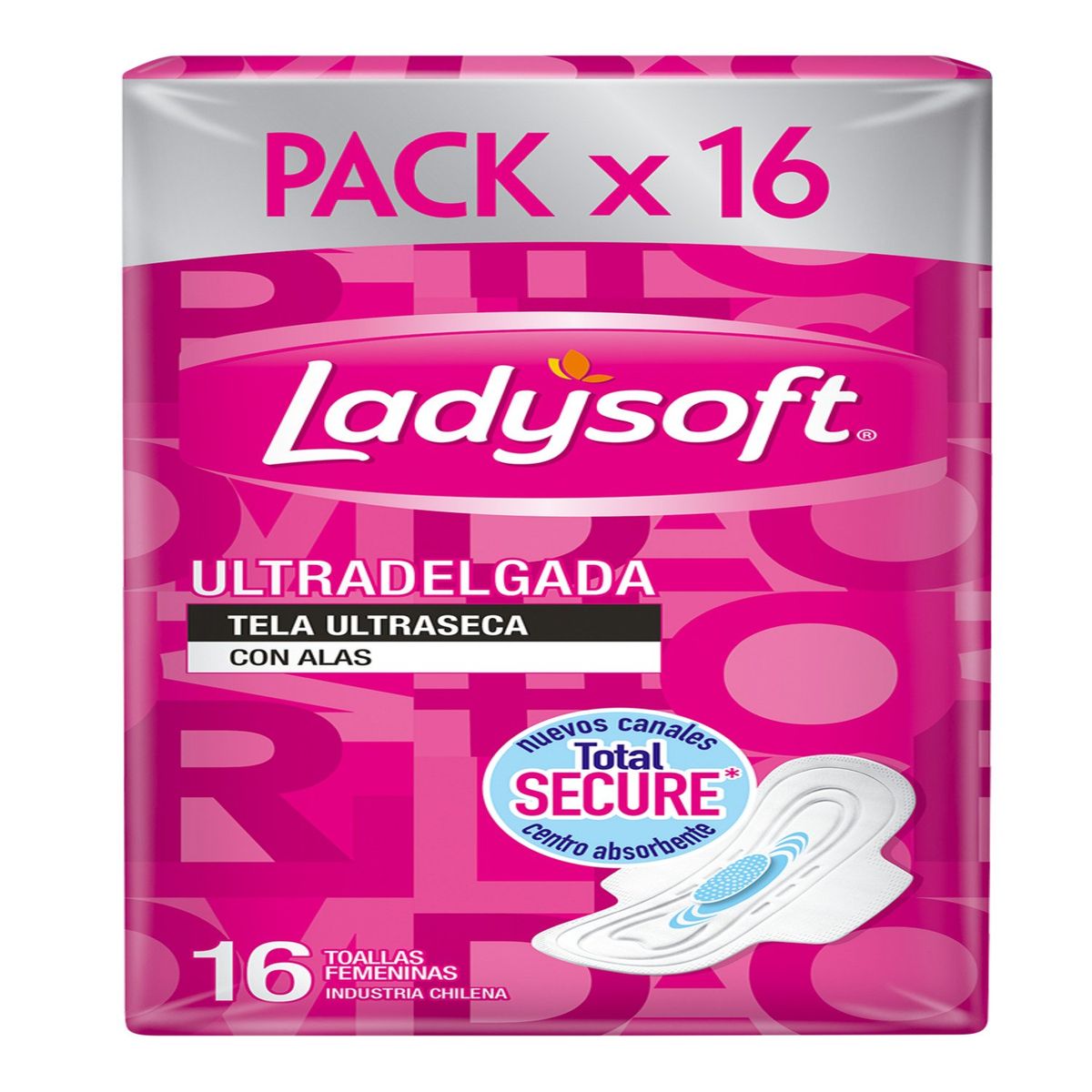 LADYSOFT - Toalla Higiénicas Ultradelgada con Alas