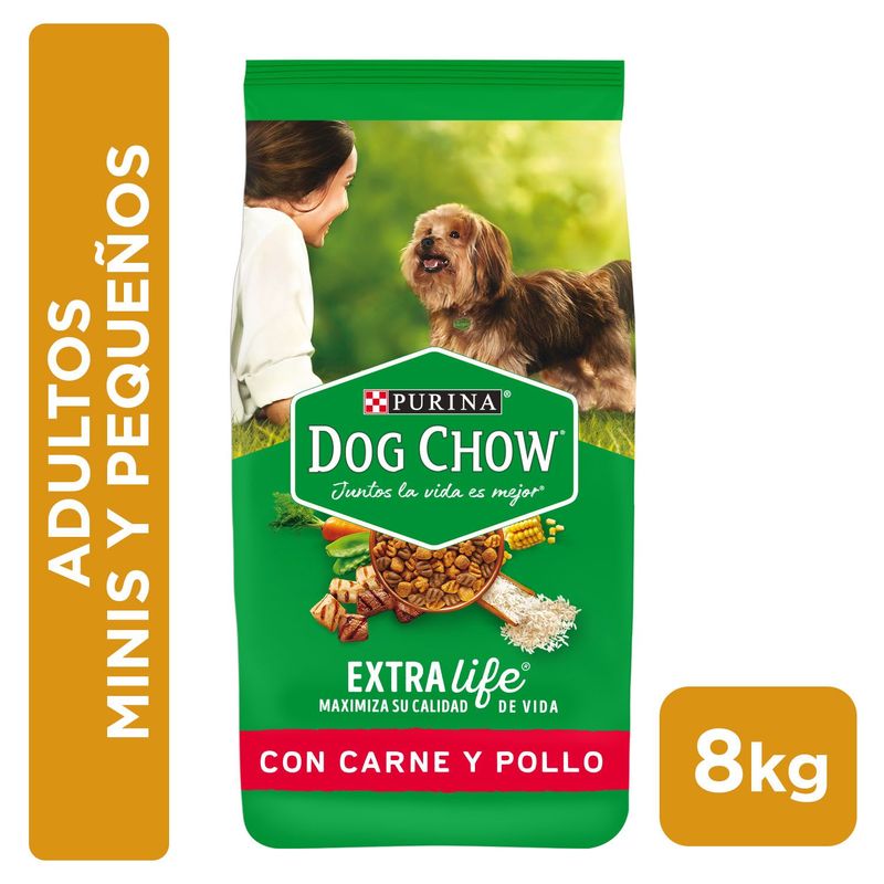 DOG CHOW - Alimento Para Perro 8Kg Razas Pequeñas