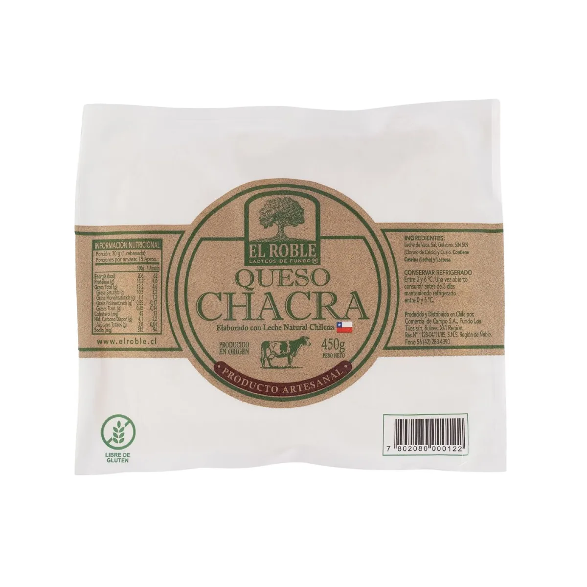 EL ROBLE - Queso Chacra Fresco