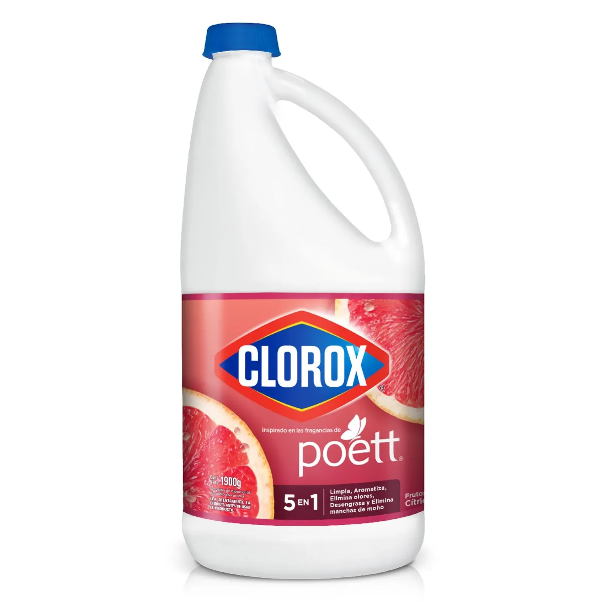 CLOROX - Cloro Clorox Pureza Cítrica Botella 1.9 Lts