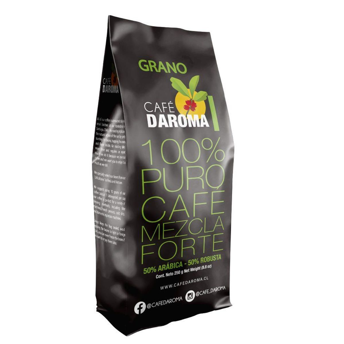 CAFE D AROMA - CAFE GRANO MEZCLA FORTE 250GR.