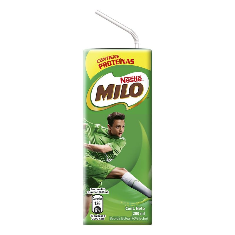 MILO - Leche Milo Sabor Chocolate