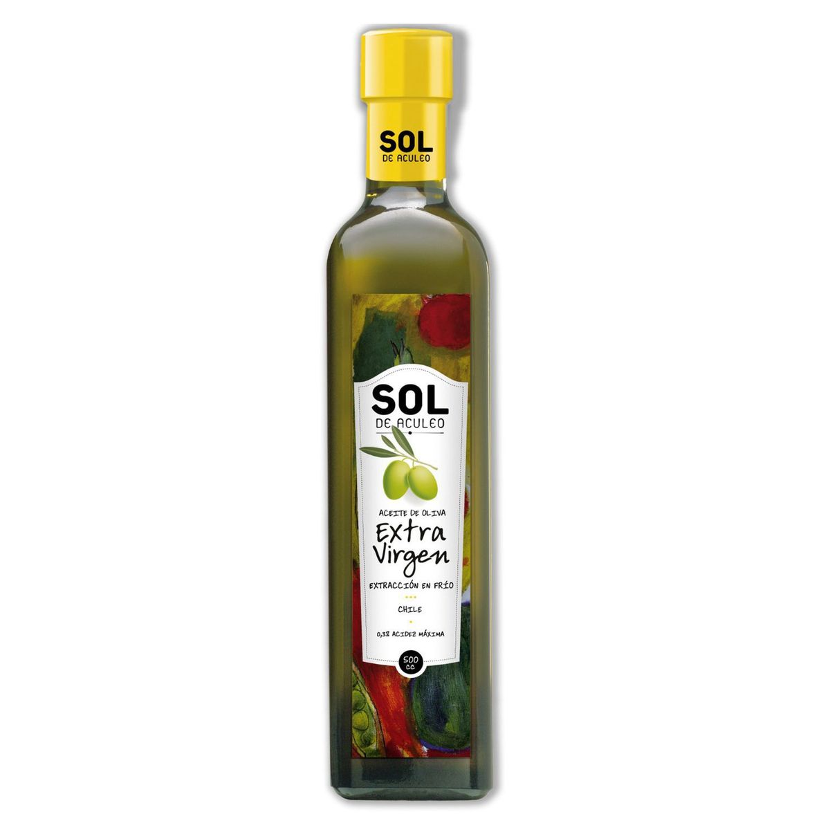 SOL DE ACULEO - Aceite de Oliva Extra Virgen Sol de Aculeo 500 ml