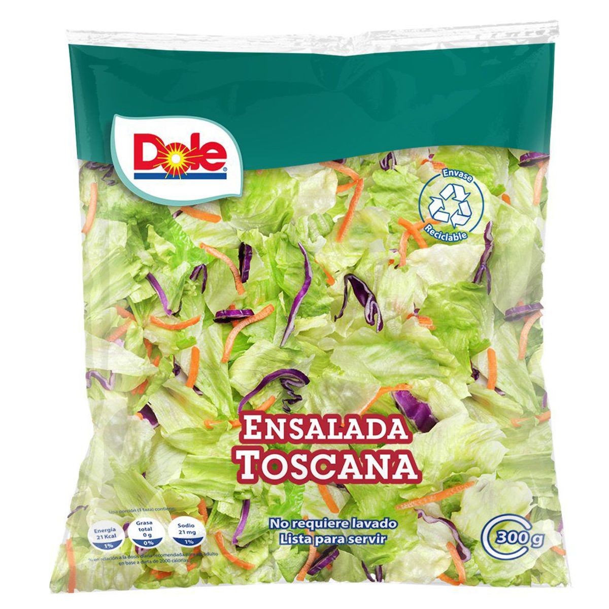 VERDURAS - Ensalada Toscana en Bolsa 300 g