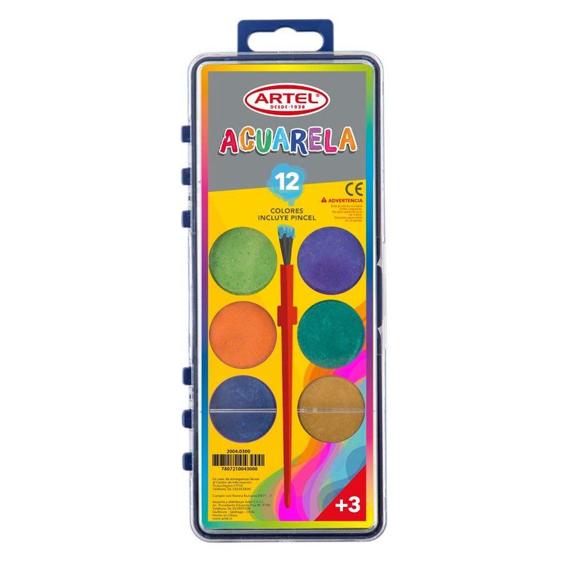 ARTEL - Set Acuarela 12 Colores