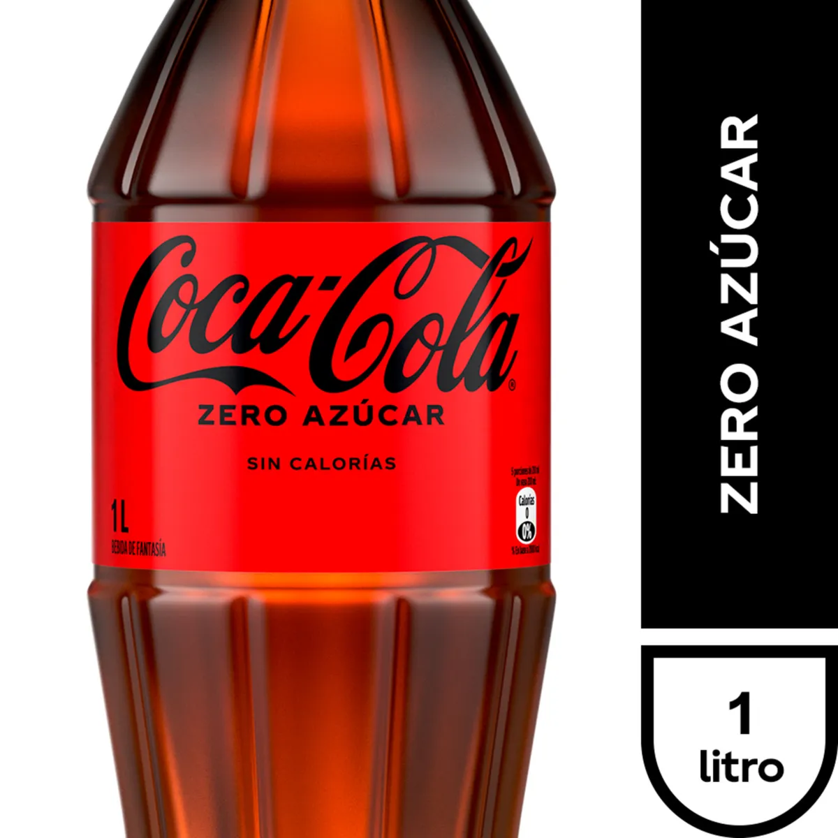 COCA COLA - Bebida Coca Cola Zero Azúcar 1 L