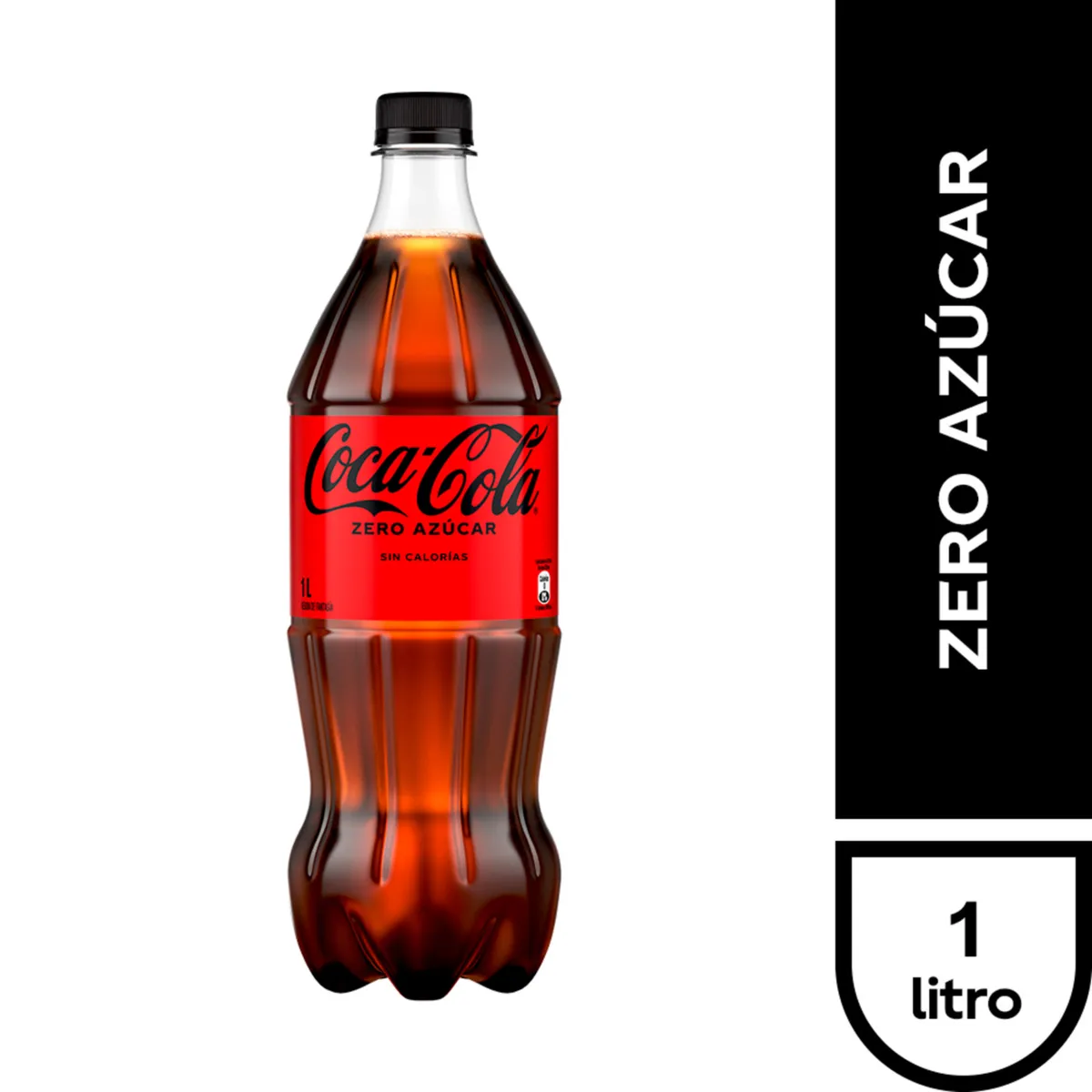 COCA COLA - Bebida Coca Cola Zero Azúcar 1 L