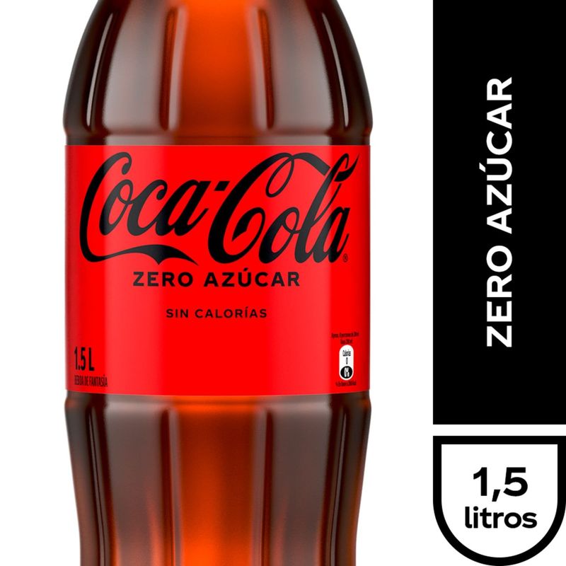 COCA COLA - Bebida Coca Cola Sin Azúcar 1.5 L