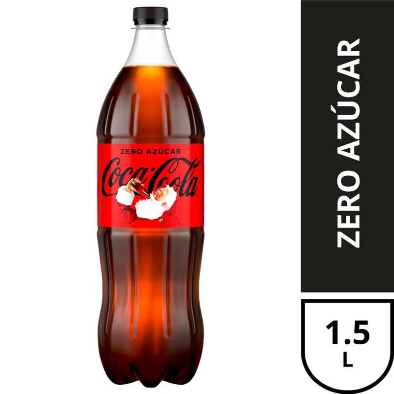 COCA COLA - Bebida Coca Cola Zero Azúcar 1.5 L