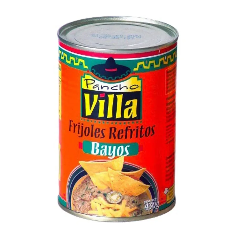 PANCHO VILLA - FRIJOLES REFRITOS BAYOS 430GR