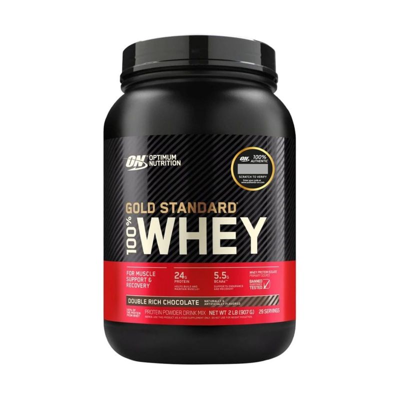 OPTIMUM NUTRITION - Suplemento Alimenticio Proteico Sabor Chocolate Optimum Nutrition 907 g