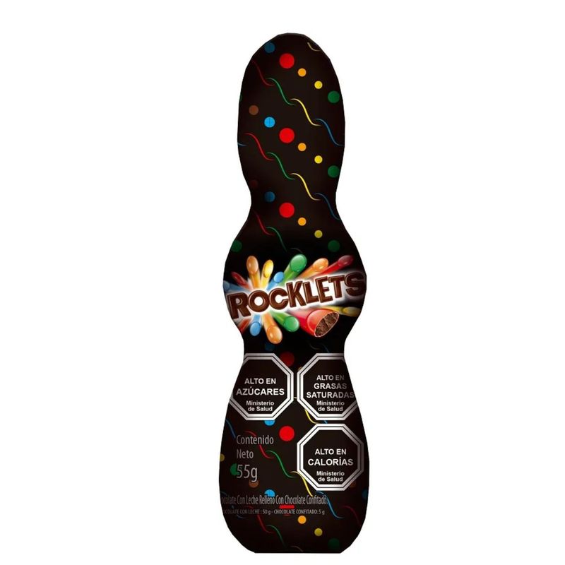 ARCOR - CHOCOLATE CONEJO ROCKLETS 55 GRS.