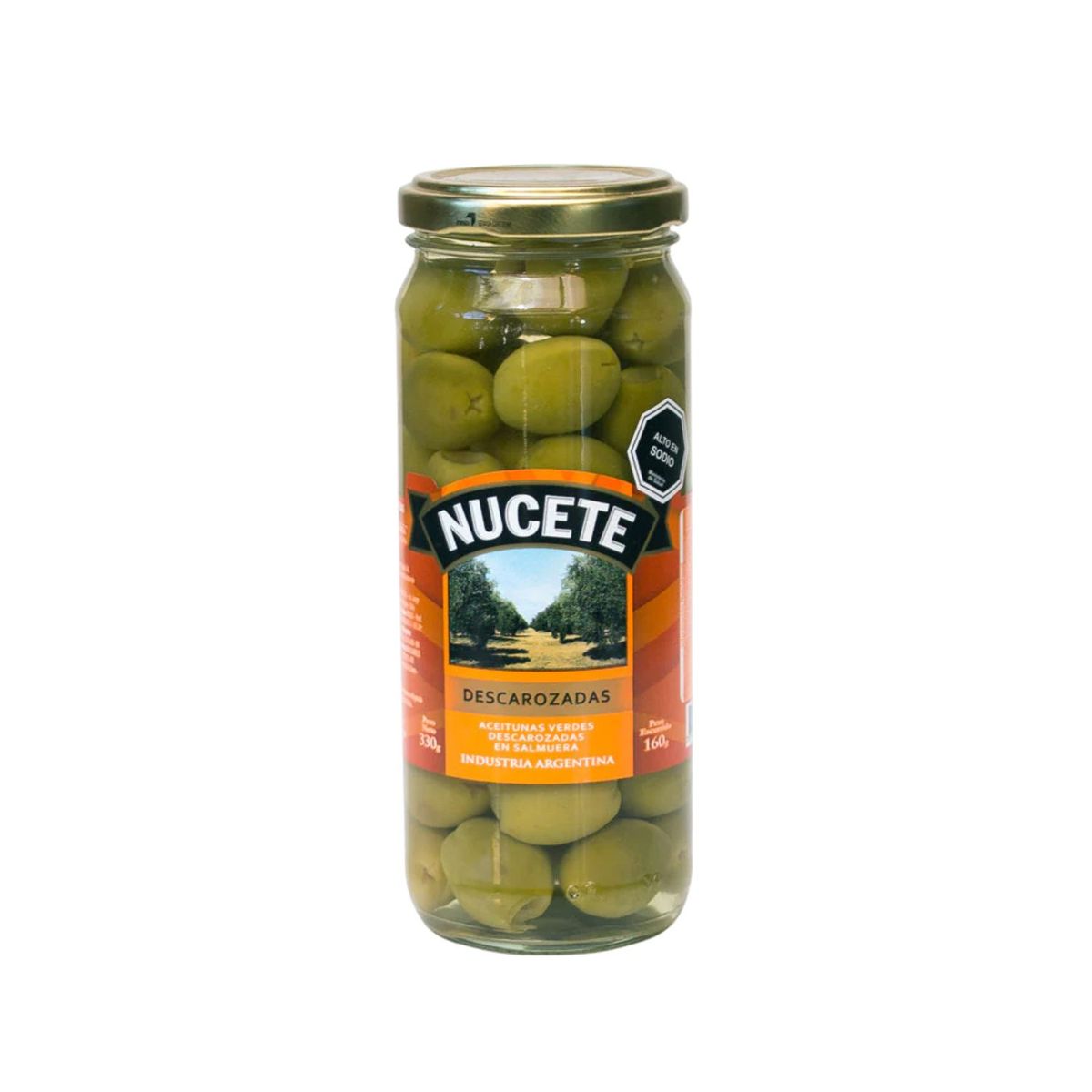 NUCETE - Aceitunas Verdes Nucete Descarozadas 160 gr