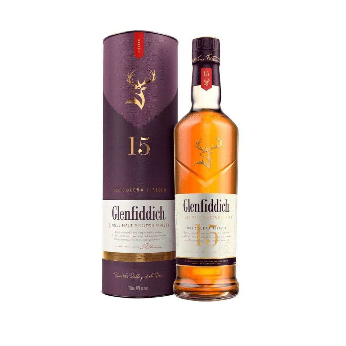 GLENFIDDICH - Whisky Glenfiddich Pure Malt 15 Años