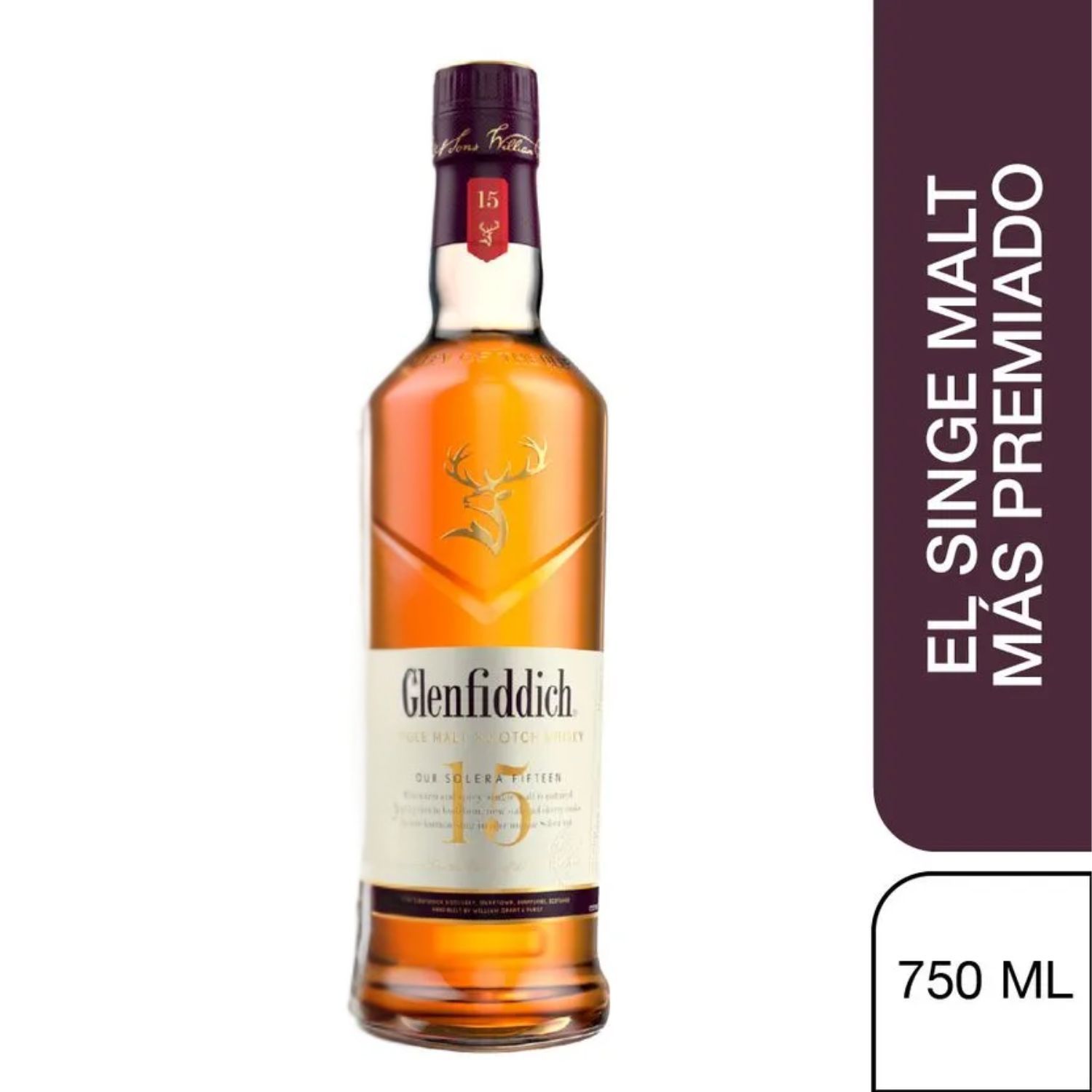 Whisky Glenfiddich Pure Malt 15 Años | Tottus Chile