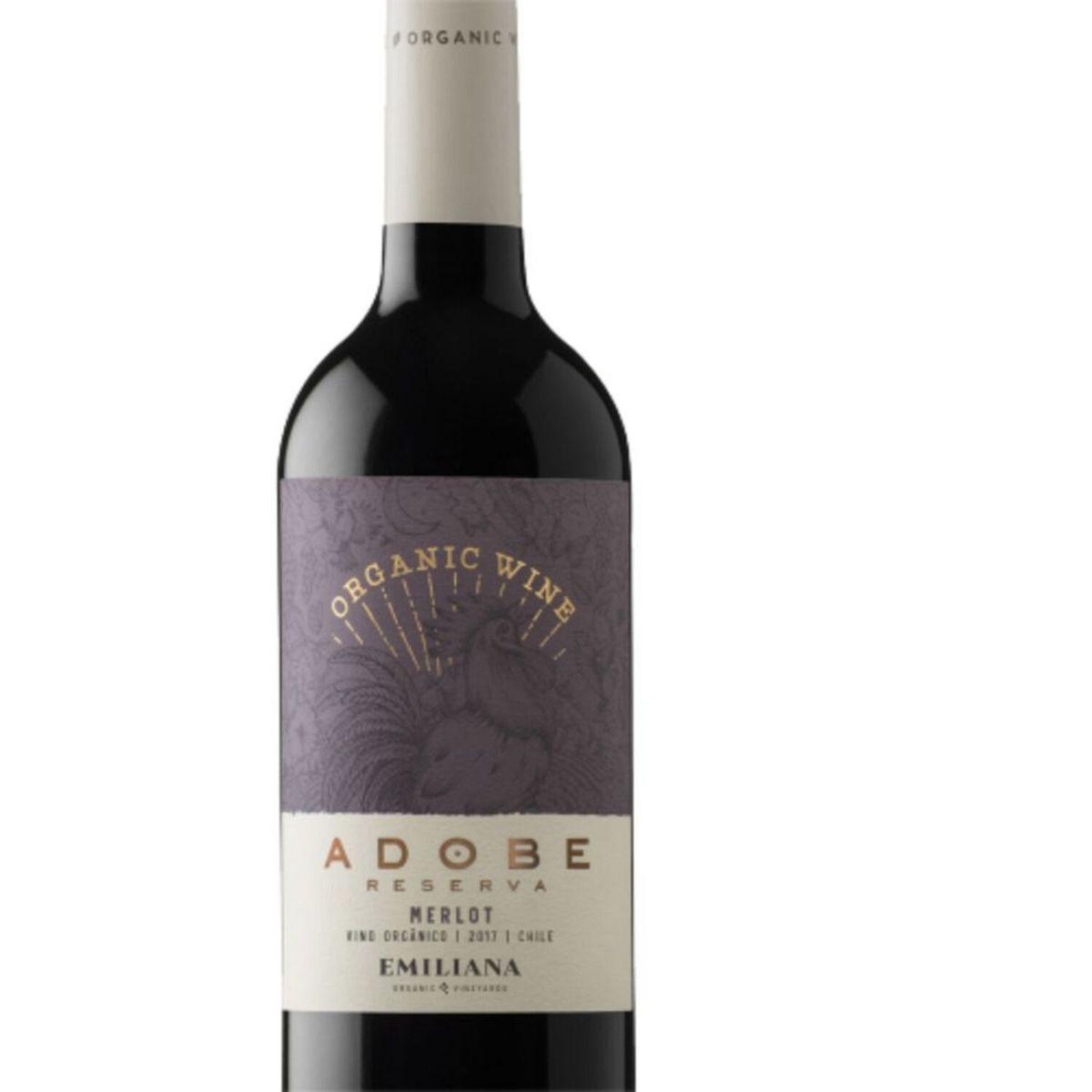 ADOBE - Vino Tinto Merlot Orgánico