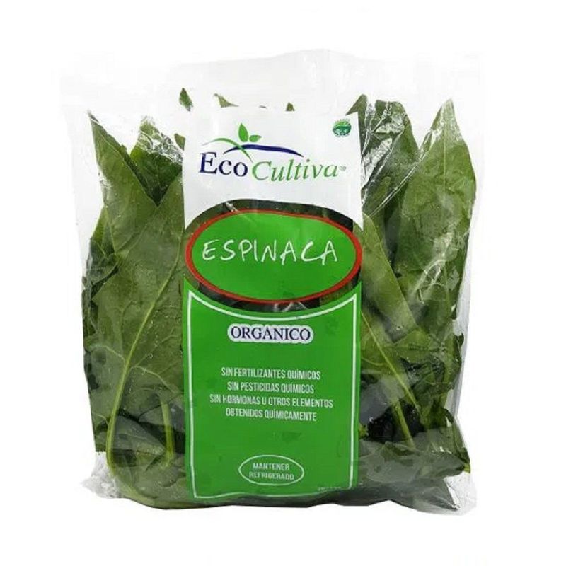 VERDURAS - Espinaca Orgánica Envasada 200 g