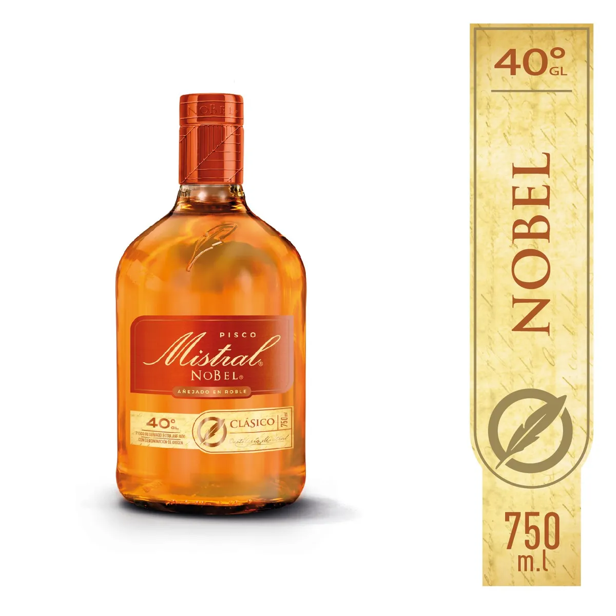 MISTRAL - Pisco Mistral Nobel 40° Gl