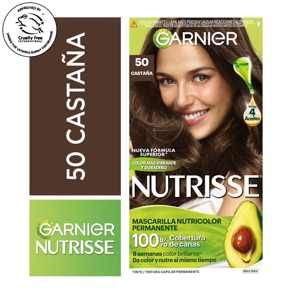 NUTRISSE - Tintura Nutrisse 50R Castaña
