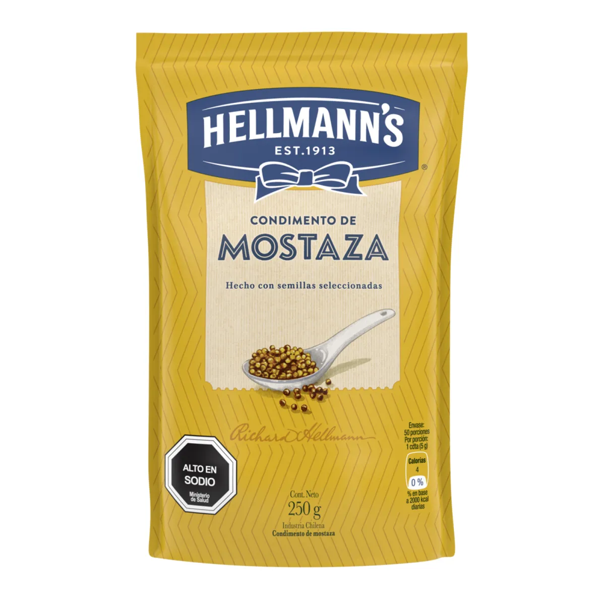 HELLMANN'S - Mostaza Doypack Regular