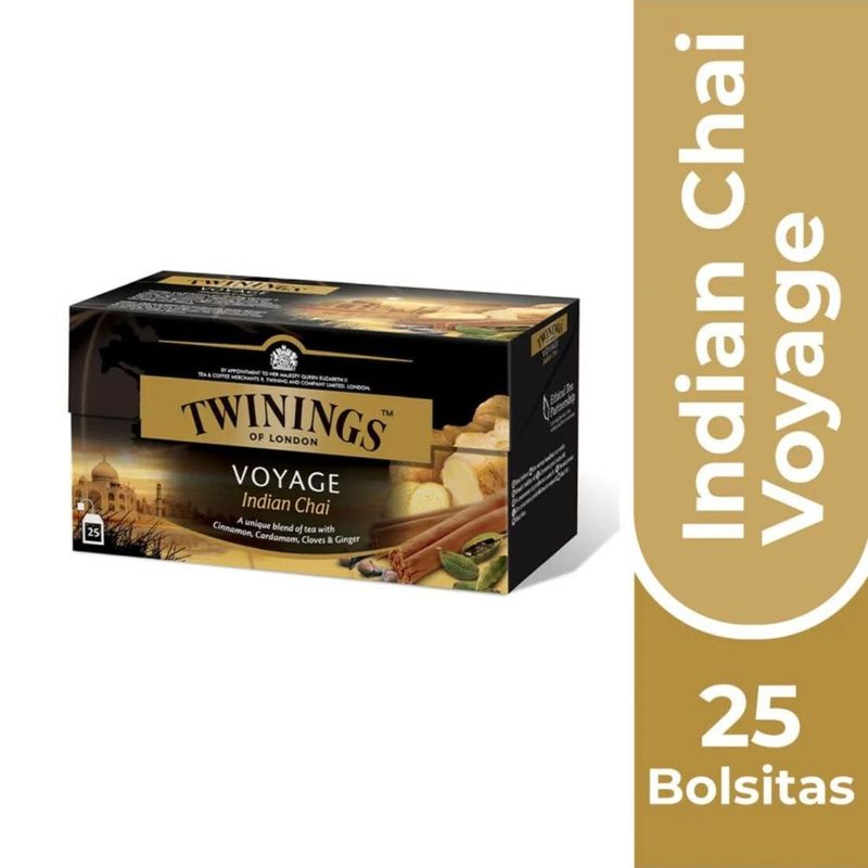 TWININGS - Té Inchai Voyage Twinings 25 un