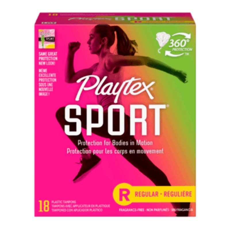 PLAYTEX - Tampones Sport Sin Aroma Absorción Regular Playtex 18 Un