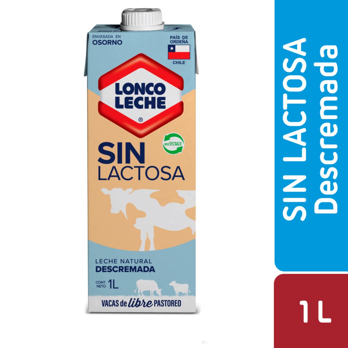 LONCOLECHE - Leche Descremada Sin Lactosa