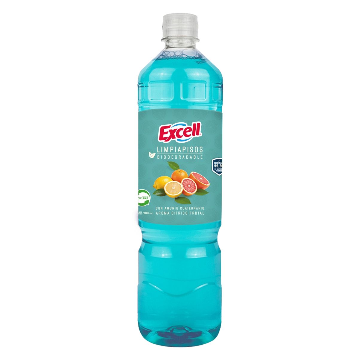 EXCELL - Limpiador de Piso Biodegradable Cítrico Frutal Excell 900 ml