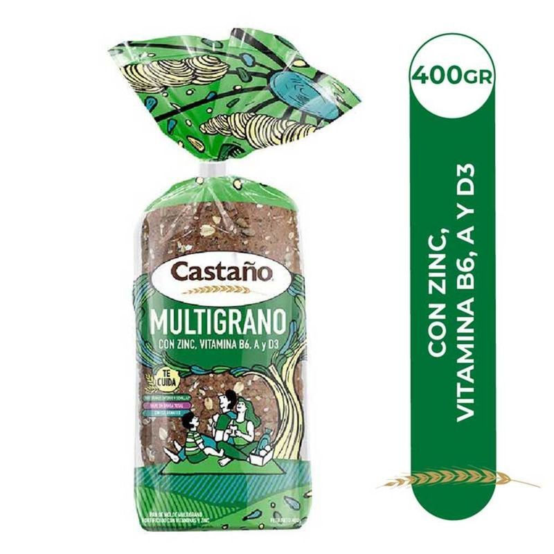 CASTAÑO - Pan de Molde Multigrano