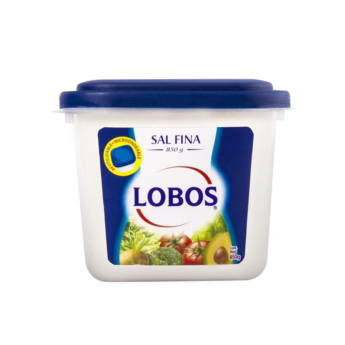 SAL LOBOS - Sal Fina en Pote Sal Lobos 850 g