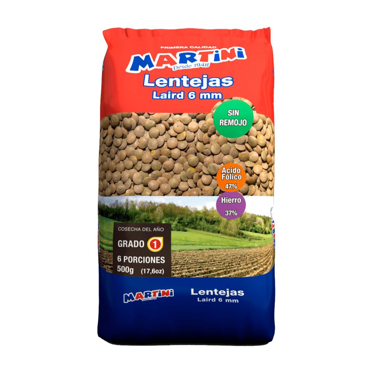 MARTINI - Lentejas Laird 6mm Grado 1 Martini 500 g