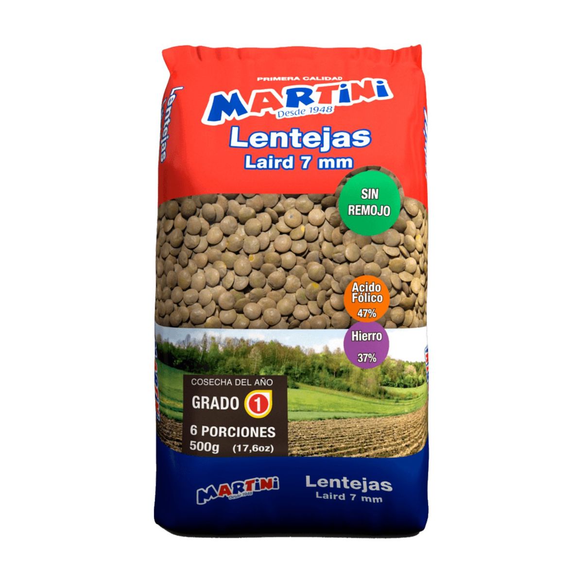 MARTINI - Lentejas Laird 7mm Grado 1 Martini 500 g