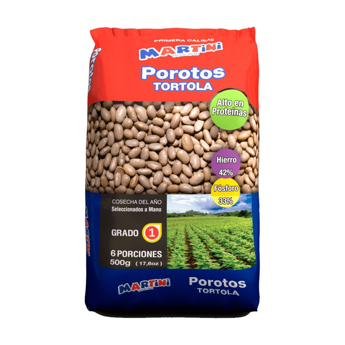MARTINI - Porotos Tortola Grado 1 Martini 500 g