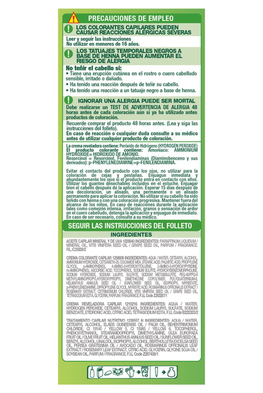 NUTRISSE - Tintura Nutrisse 57 Ámbar