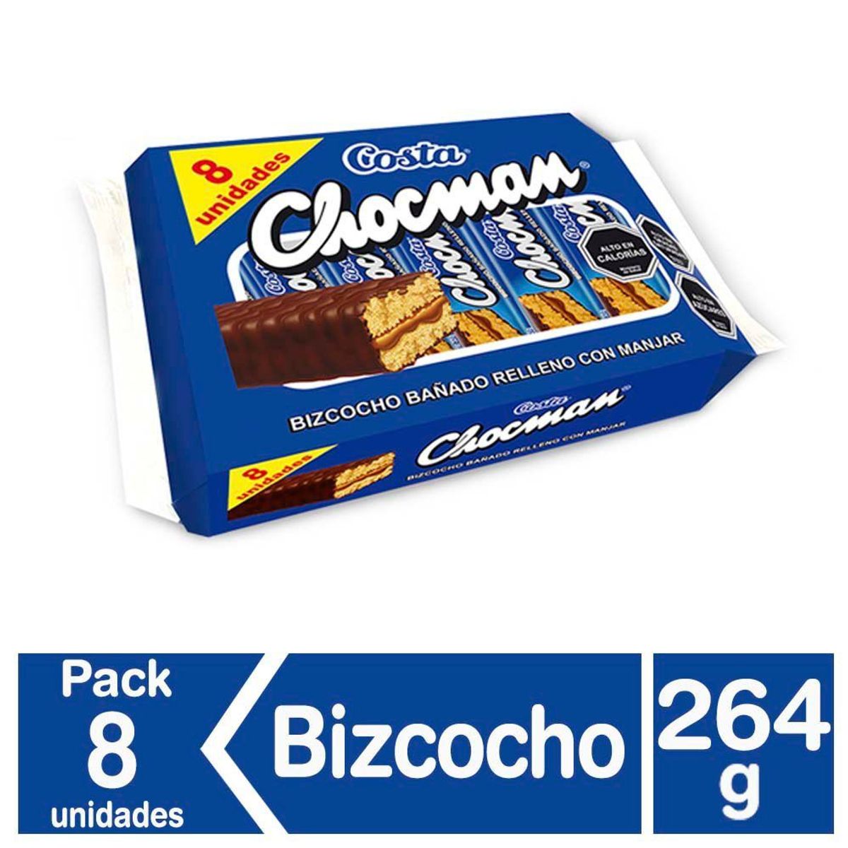 COSTA - Bizcocho Costa Chocman Pack