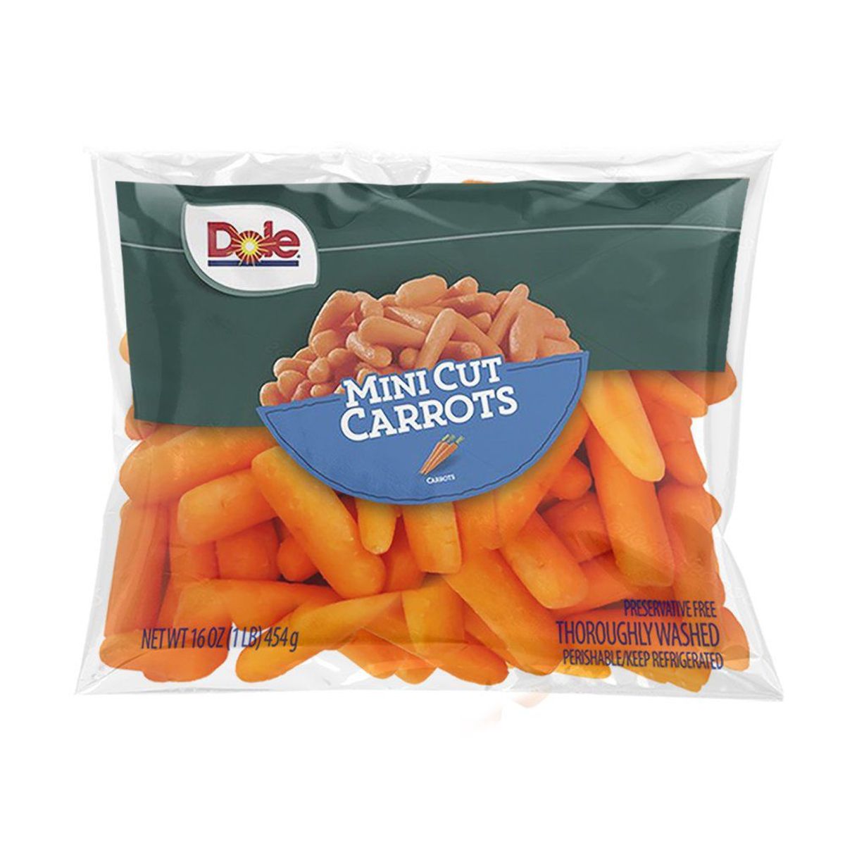 DOLE - Zanahoria Baby en Bolsa 454 g