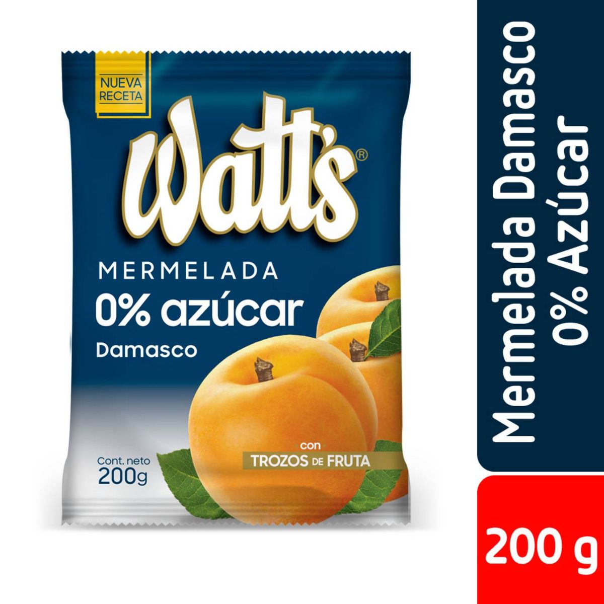 WATTS - Mermelada Damasco Sin Azucar Añadida