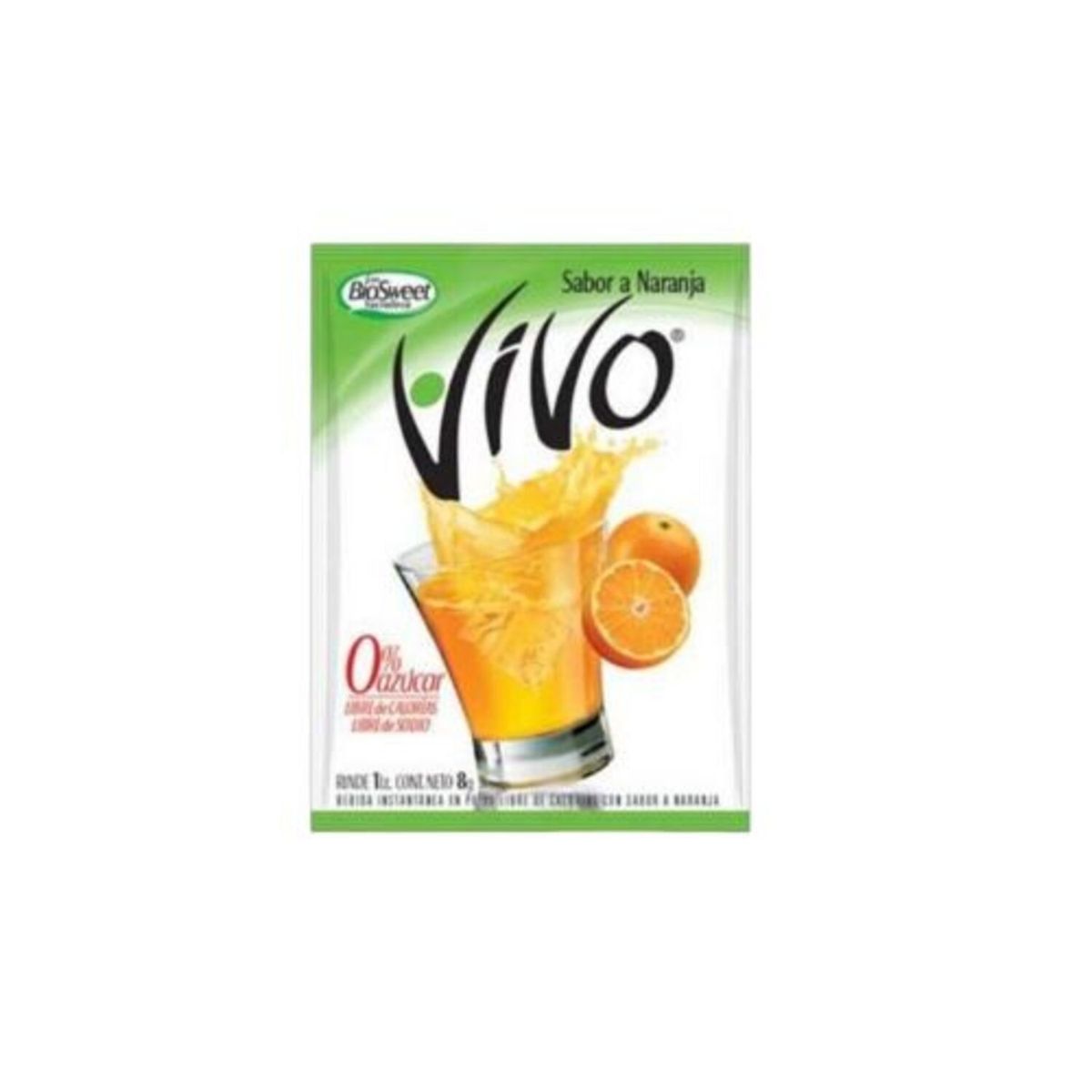 VIVO - Bebida Instantánea En Polvo Sabor Naranja Light