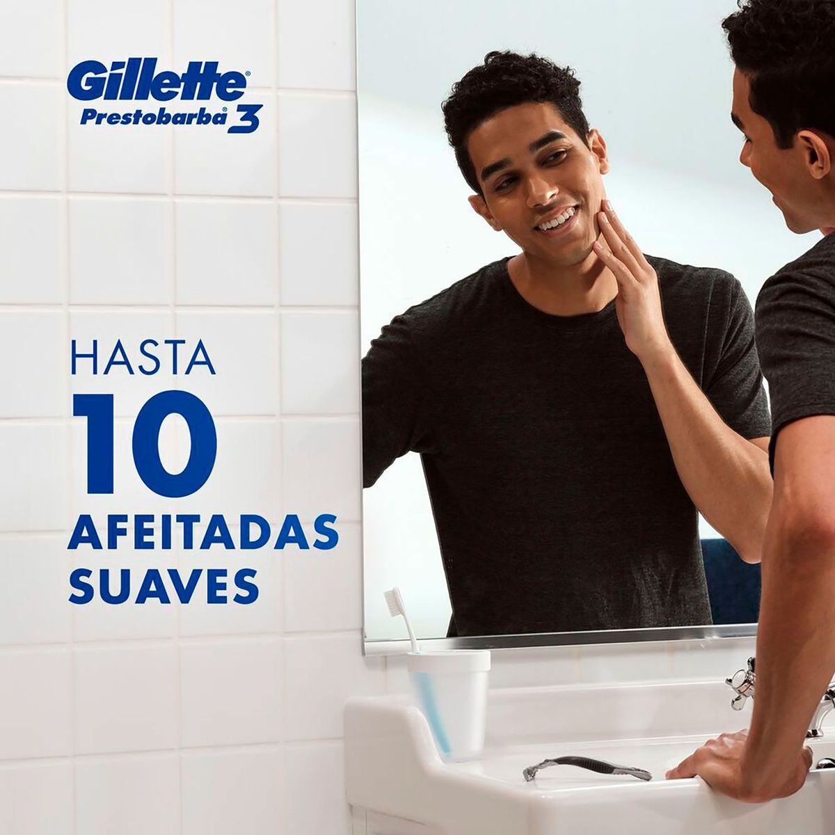 GILLETTE - Máquinas Para Afeitar Prestobarba3 Desechables