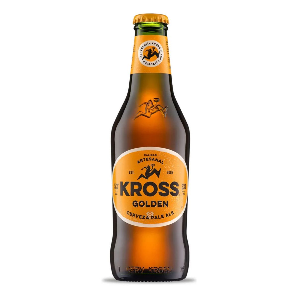 KROSS - Pack Cerveza Artesanal Kross Golden Pale Ale Botella 5.3° 4 x 330 ml