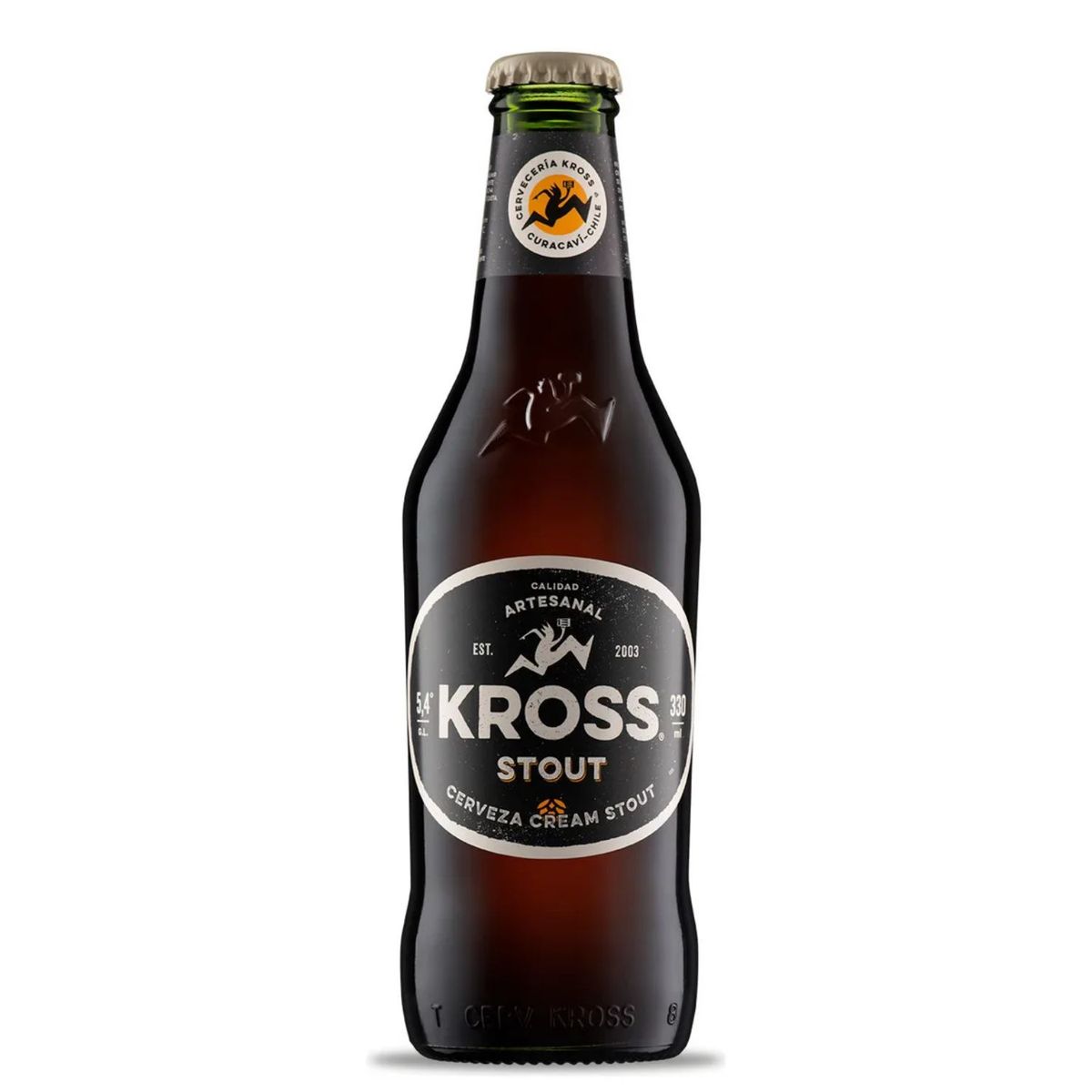 KROSS - Pack Cerveza Artesanal Kross Cream Stout Botella 5.4° 4 x 330 ml